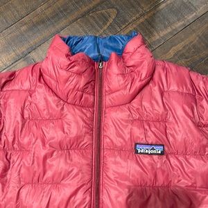 Men’s Patagonia Red Micro Puff Jacket, Size Medium